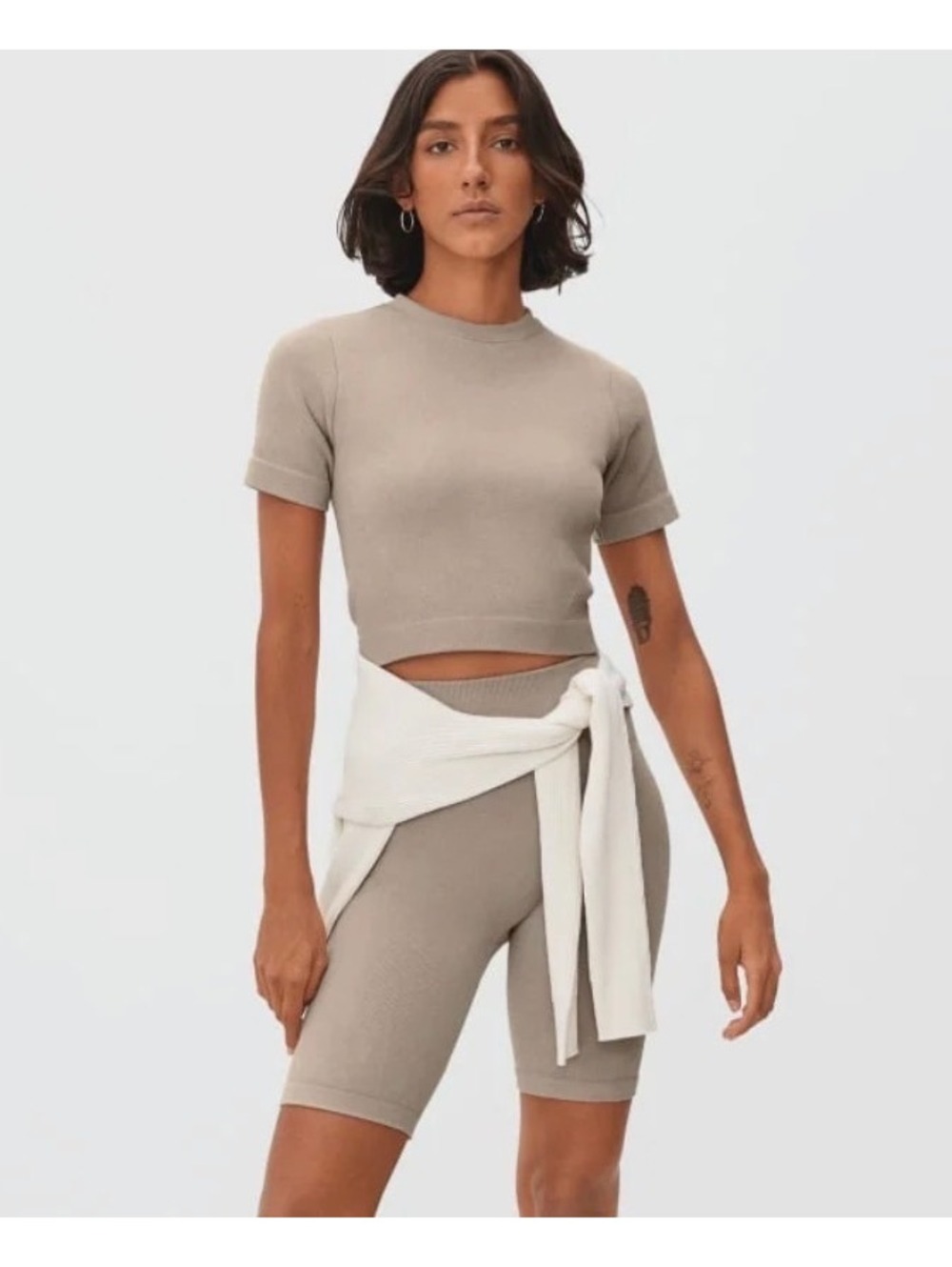 Everlane Seamless Tee Burnt Sugar XL